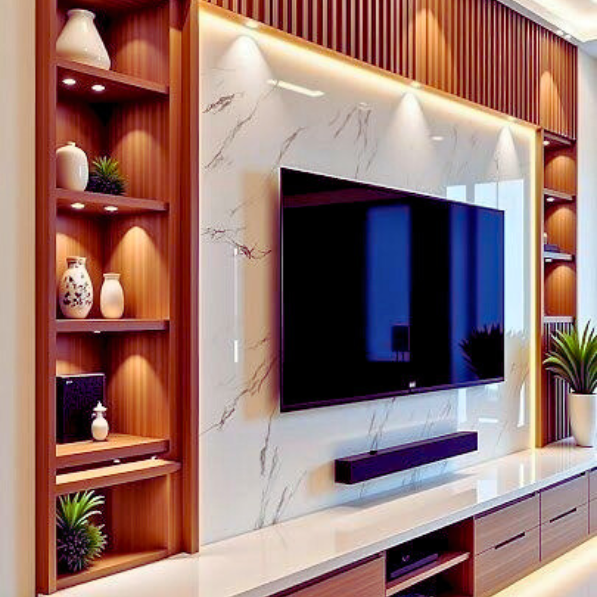 Custom Modern TV Unit