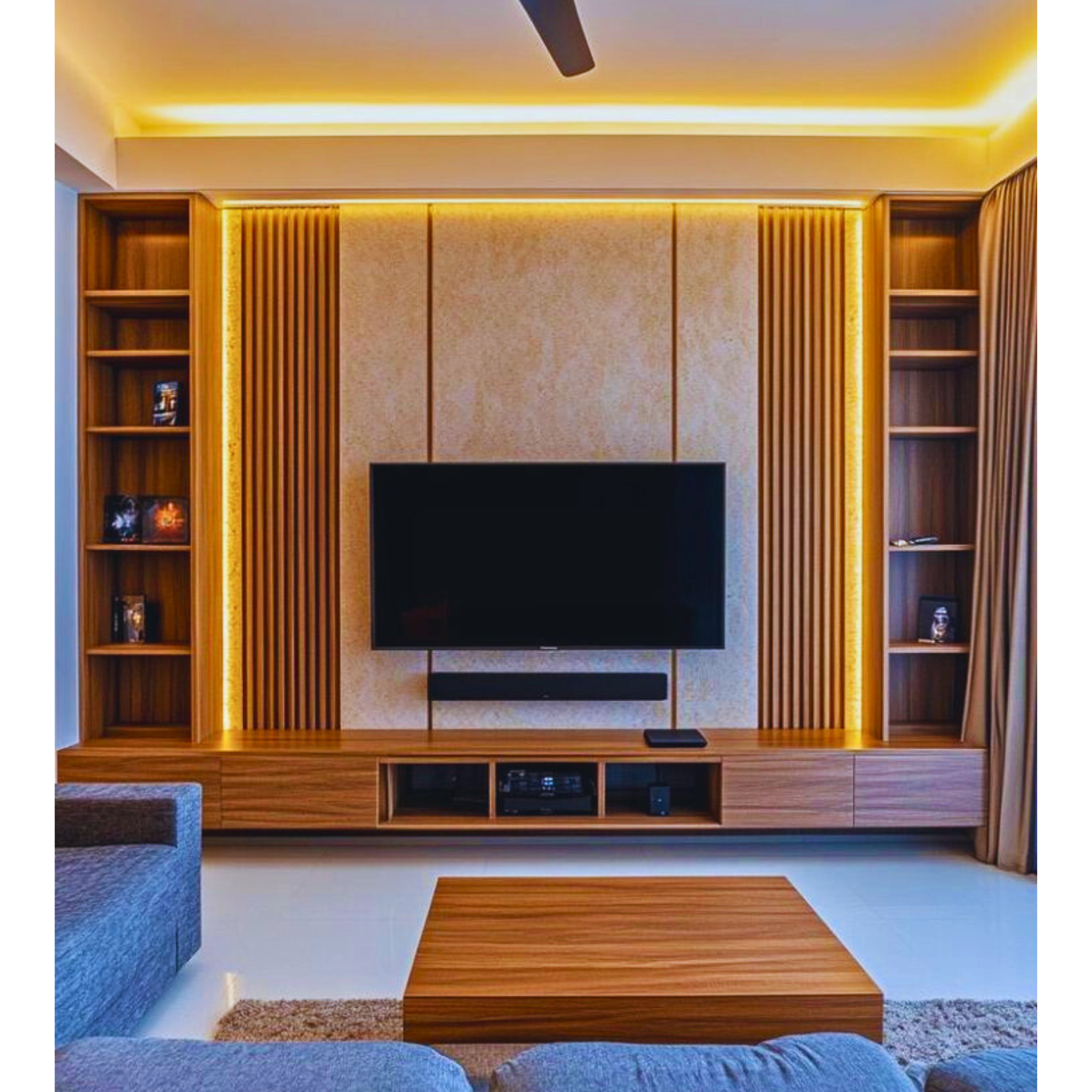 Custom Modern TV Unit
