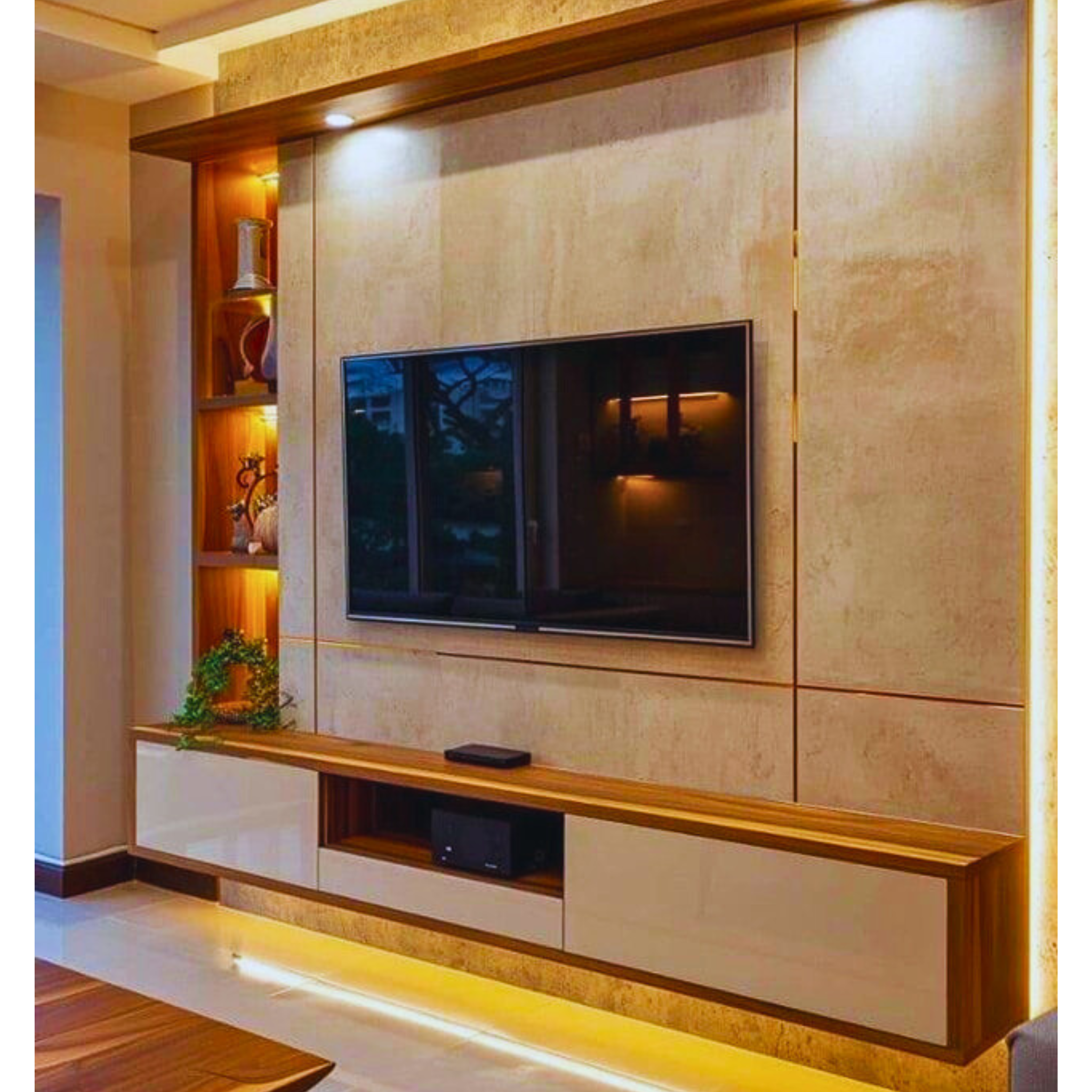 Custom Modern TV Unit