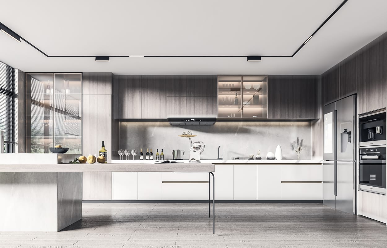 Modern Kitchen Cabinets (custom)