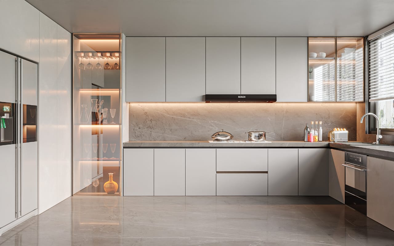 Modern Kitchen Cabinets (custom)