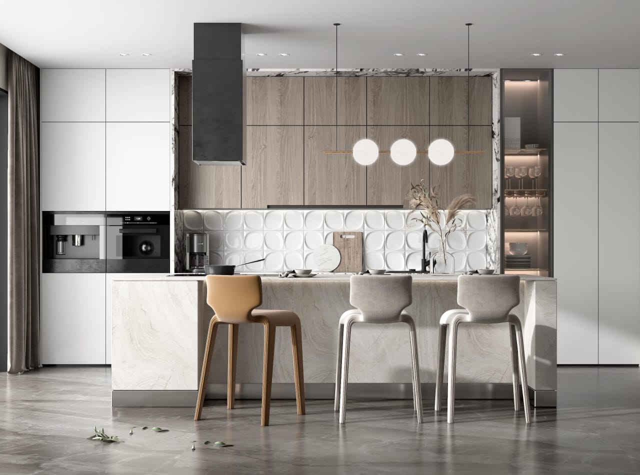 Modern Kitchen Cabinets (custom)