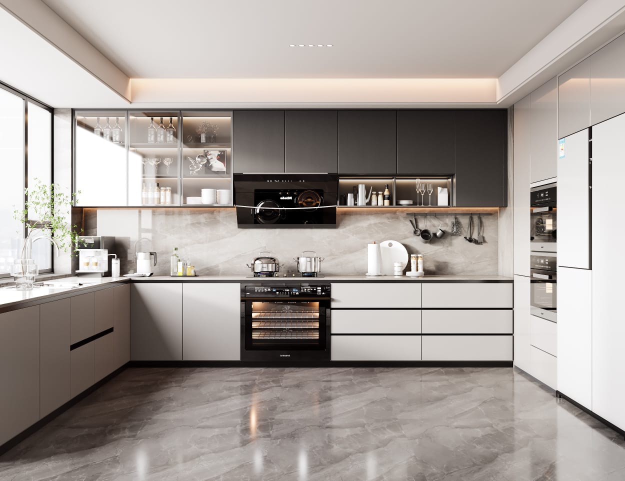 Modern Kitchen Cabinets (custom)