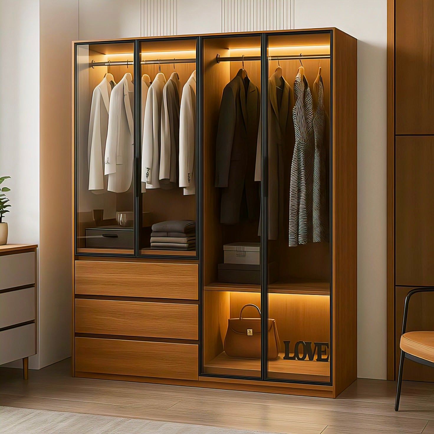 Modern Wardrobes (Customized)