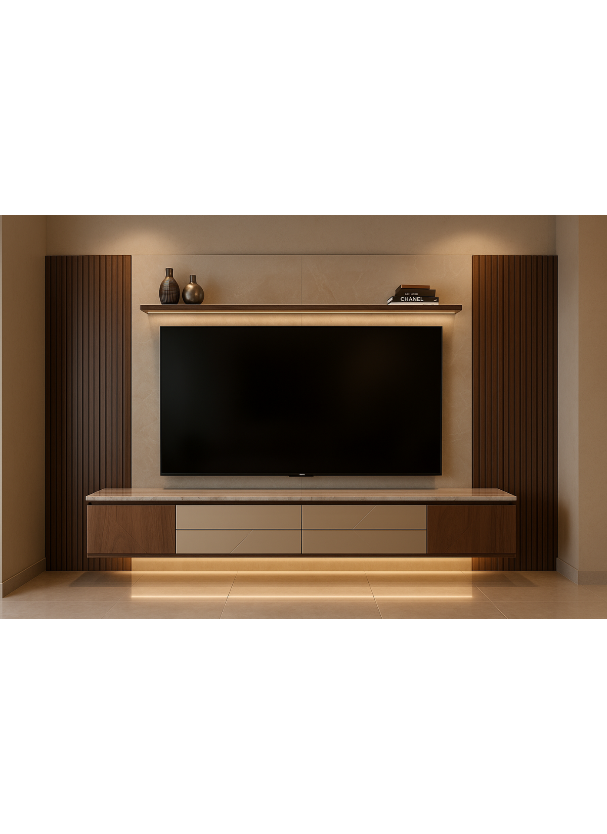 Custom Modern TV Unit